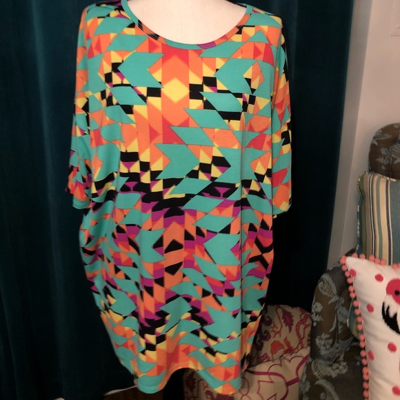Lularoe colorful Irma - Picture 1 of 4